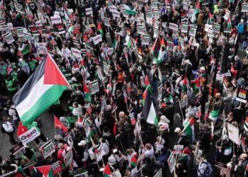 Palestine march Met Police trade unions join calls for an inquiry into events on 18 January