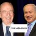 Israel Murdoch Netanyahu the Times