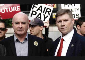 Mick Lynch Eddie Dempsey RMT