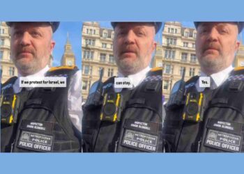 Police Israel protest