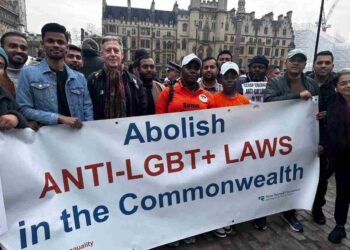 Commonwealth LGBTQ+ protest