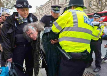 Met Police arrest disabled activist at protest in central London