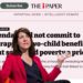 Liz Kendall has said the DWP will not scrap the two-child benefit cap