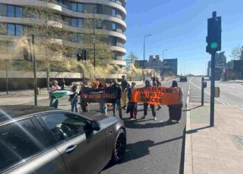 Youth Demand surprise cops with unannounced actions across London