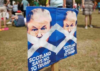 Trump protest Scotland