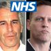 Jeffry Epstein, Peter Thiel, and the NHS logo Palantir