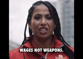 Wages not weapons