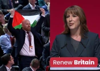 Reeves Palestine protest