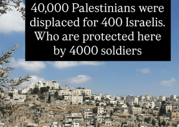 Israel evicts 40,000 Palestinians