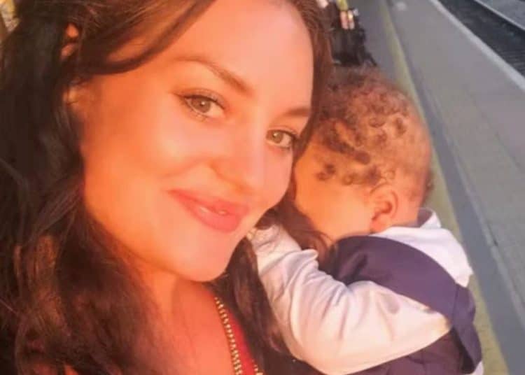 Constance Marten and her baby, Victoria.