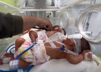 Babies in Gaza in incubators hospitals