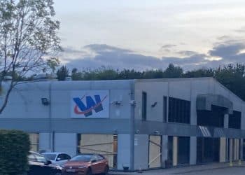 Walker Precision Engineering with boarded up windows after an action targeting the manufacturer.