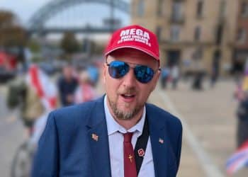 far-right protesters