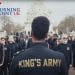 King's Army in formation and the Turning Point UK logo