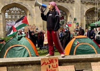 Cambridge University protest Palestine