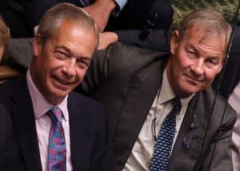 Nigel Farage and Rupert Lowe