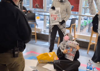 anti-genocide protest