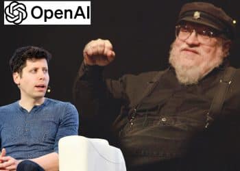 Sam Altman and George R.R. Martin open ai