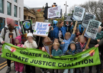 far-right attack climate march