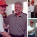 Images of Donald Trump with Bill Clinton