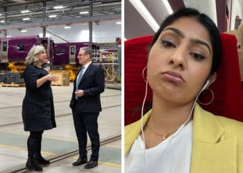 Keir STarmer, Heidi Alexander, and Zarah Sultana rail fares freeze