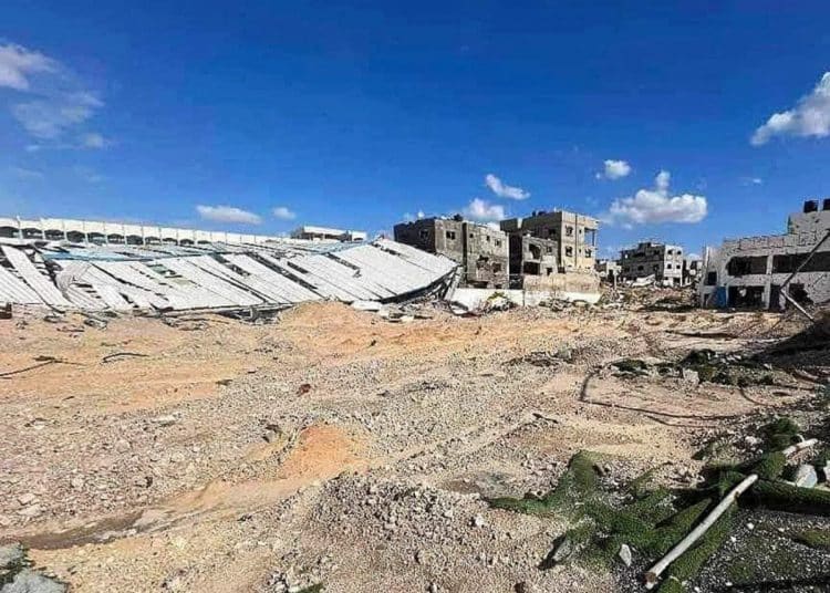 Gaza football stadium