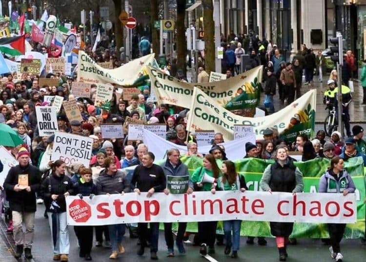 climate protest Dublin