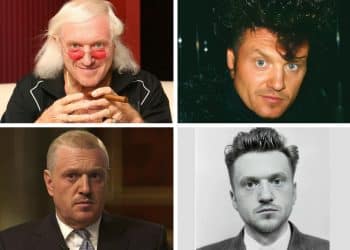 Tommy Robinson face-swapped on to various offenders