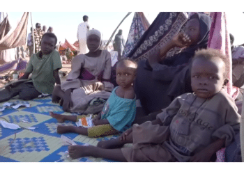 Displaced Sudanese family in El-Fasher - Trump removes protected status