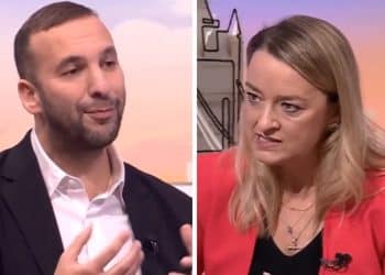 Zack Polanski and Laura Kuenssberg